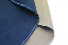 Load image into Gallery viewer, NATURAL INDIGO DYED SUEDE