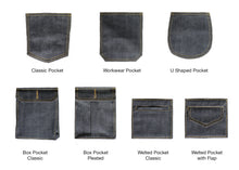 Load image into Gallery viewer, DOUBLE DIPPED INDIGO SELVEDGE DENIM