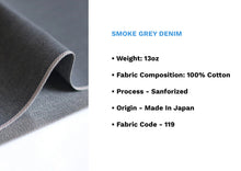 Load image into Gallery viewer, SMOKE GREY DENIM - Nama Denim