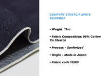 Load image into Gallery viewer, COMFORT STRETCH WHITE SELVEDGE * - Nama Denim