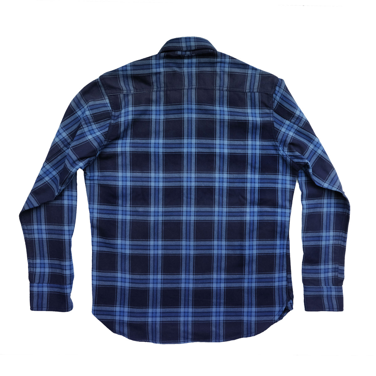 Nama Denim Buffalo Check Flannel Work Shirt (Red/Blue) M