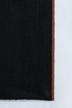 Load image into Gallery viewer, SMOOTH DOUBLE BLACK SELVEDGE DENIM BURNT ORANGE ID