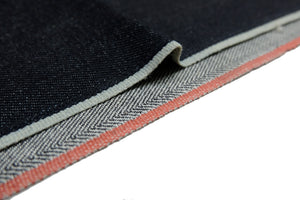 DEEP INDIGO TWO COLORED EDGE SELVEDGE DENIM