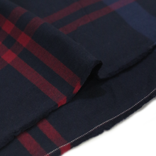 Load image into Gallery viewer, BRUSHED PLAID RED NAVY .