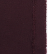 Laden Sie das Bild in den Galerie-Viewer, SOFT BURGUNDY BRUSHED TWILL .