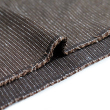 將圖片載入圖庫檢視器 BROWN BASKET WEAVE COTTON AND WOOL MIX