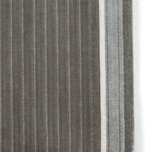 Load image into Gallery viewer, 14oz BROWN STRIPE HERRINGBONE TWILL