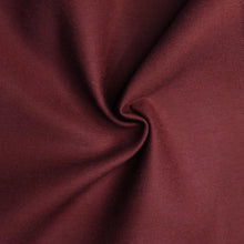 Load image into Gallery viewer, 10oz BURGUNDY COTTON DRILL*