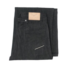 Charger l'image dans la galerie, 15oz BLACK SLUBBY SELVEDGE DENIM