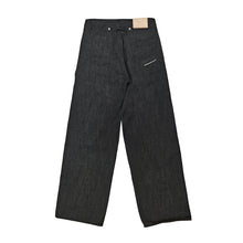 Charger l'image dans la galerie, 15oz BLACK SLUBBY SELVEDGE DENIM