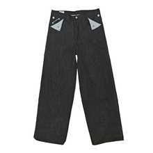 Charger l'image dans la galerie, 15oz BLACK SLUBBY SELVEDGE DENIM