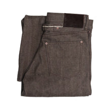 將圖片載入圖庫檢視器 14oz SLUBBY BROWN SELVEDGE DENIM