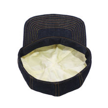 โหลดรูปภาพลงในเครื่องมือใช้ดูของ Gallery Gold-Stitch Denim Newsboy Cap