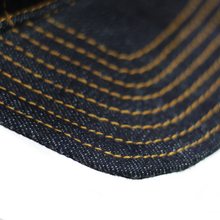 โหลดรูปภาพลงในเครื่องมือใช้ดูของ Gallery Gold-Stitch Denim Newsboy Cap