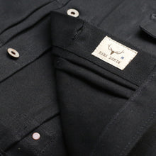 Load image into Gallery viewer, TYPE 1 T-BACK JACKET 14oz KUROKI BLACKOUT SELVEDGE