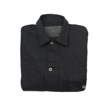 Load image into Gallery viewer, TYPE 1 T-BACK JACKET 14oz KUROKI BLACKOUT SELVEDGE