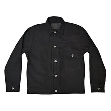Load image into Gallery viewer, TYPE 1 T-BACK JACKET 14oz KUROKI BLACKOUT SELVEDGE