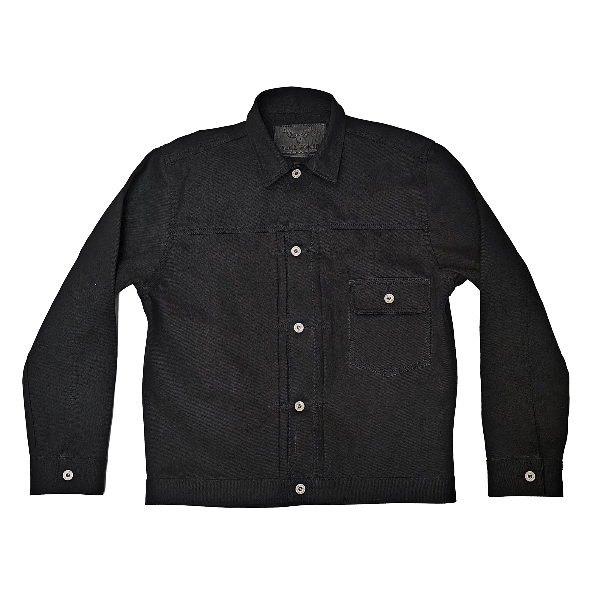 TYPE 1 T-BACK JACKET 14oz KUROKI BLACKOUT SELVEDGE