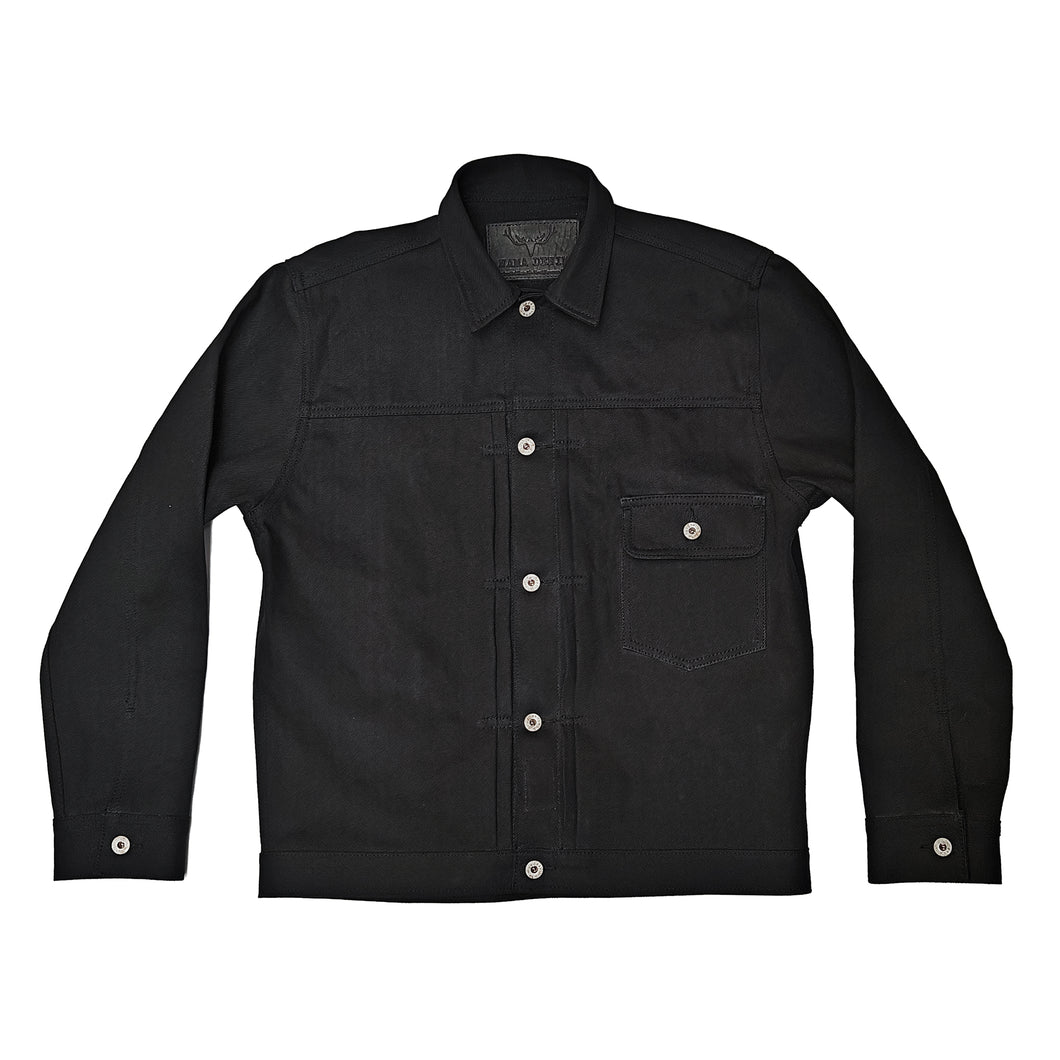ジャケット・アウター TYPE1 DENIM JACKET T-BACK - SPECIAL USED TYPE 1 T-BACK JACKET 14oz KUROKI BLACKOUT SELVEDGE