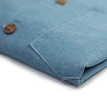 Laden Sie das Bild in den Galerie-Viewer, TEXTURED SKY BLUE HOLIDAY SHIRT