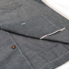 Load image into Gallery viewer, GREY HERRINGBONE HOLIDAY SHIRT