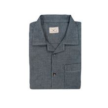 Load image into Gallery viewer, GREY HERRINGBONE HOLIDAY SHIRT