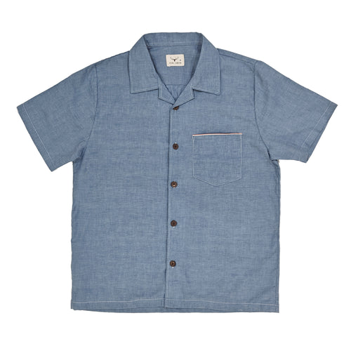 SELVEDGE CHAMBRAY HOLIDAY SHIRT