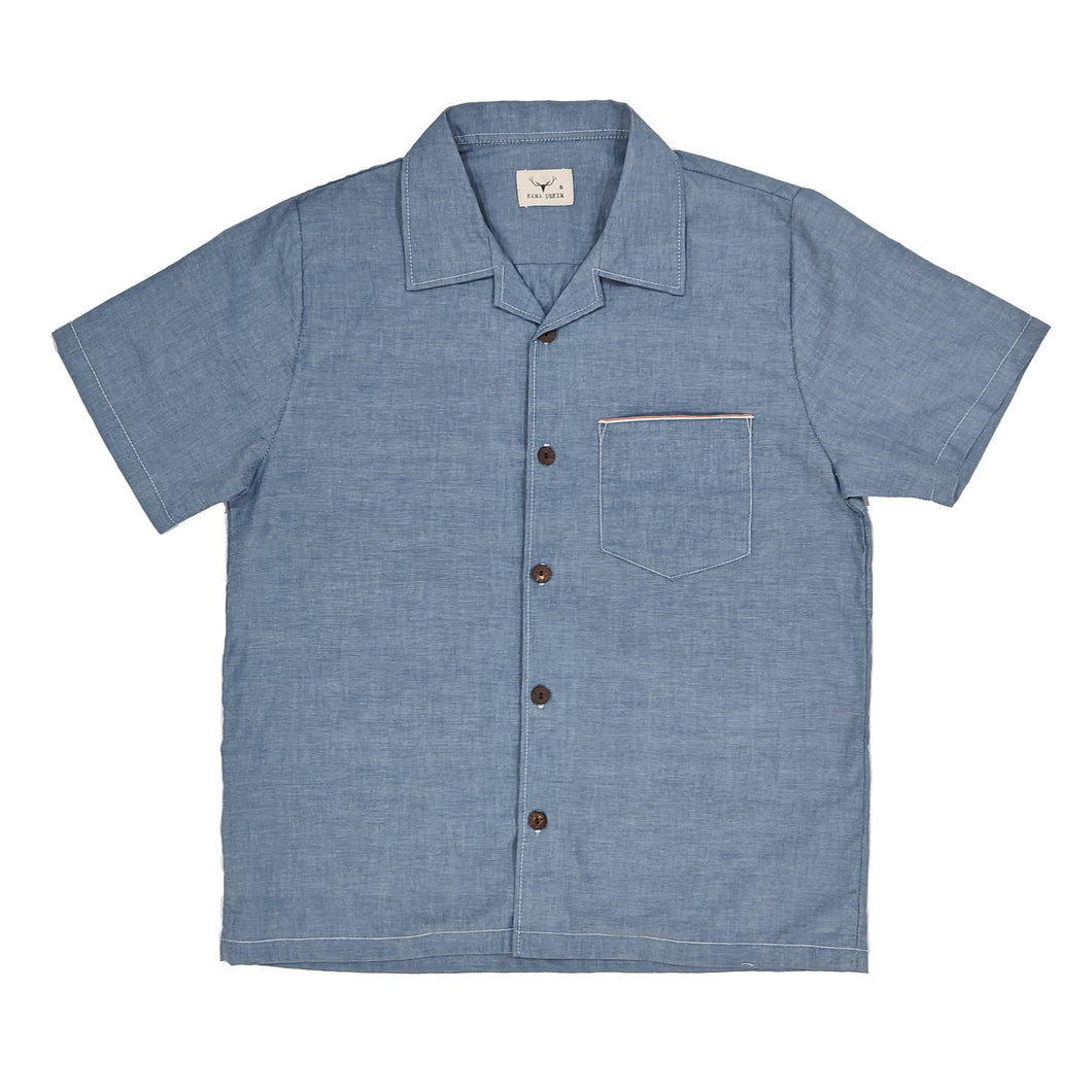 SELVEDGE CHAMBRAY HOLIDAY SHIRT