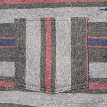 Load image into Gallery viewer, INDIGO QUILTED REVERSIBLE BLANKET-LINED JACKET (Indigo Diamond Quilt × Vintage Blanket Stripe)