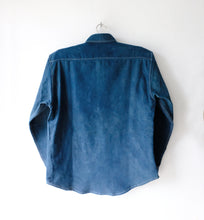 Load image into Gallery viewer, NATURAL INDIGO DYED SUEDE*