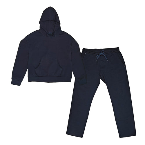 INDIGO KNIT TRACK SUIT