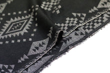 Load image into Gallery viewer, BLACK NATIVE AMERICAN JACQUARD.
