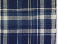 Load image into Gallery viewer, MADRAS SPRING BLUE / WHITE CHECK.