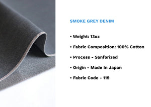 SMOKE GREY DENIM - Nama Denim