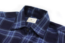 Load image into Gallery viewer, INDIGO DYED HEAVYWEIGHT CHECK SHIRT
