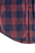 Load image into Gallery viewer, FLANNEL SHIRT (BURGUNDY/NAVY) SOLD OUT - Nama Denim