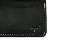Load image into Gallery viewer, COMPACT WALLET WITH COIN SLOT &lt;BLACK&gt; - Nama Denim
