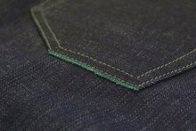 Load image into Gallery viewer, NP006 - FOREST GREEN SELVEDGE DENIM