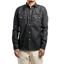 Load image into Gallery viewer, DENIM WESTERN SHIRT