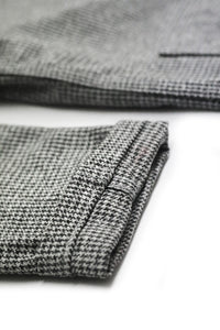 TWEED HOUNDSTOOTH COVERALL JACKET