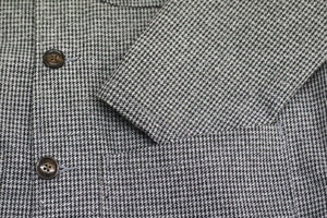 TWEED HOUNDSTOOTH COVERALL JACKET